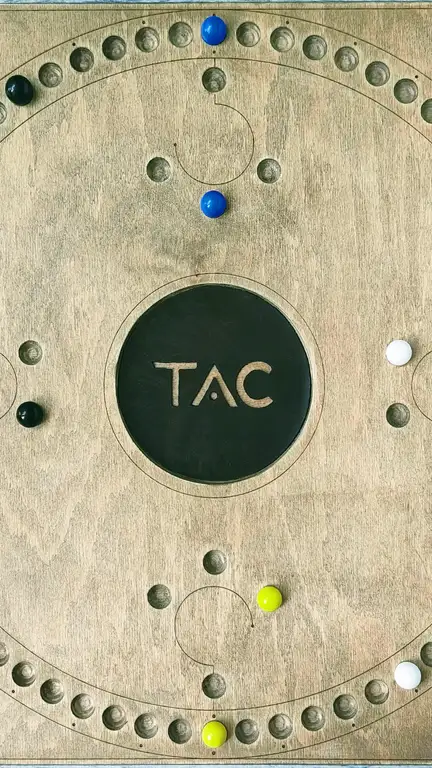 TAC-ის დაფა ზემოდან პარტიის ბოლოს