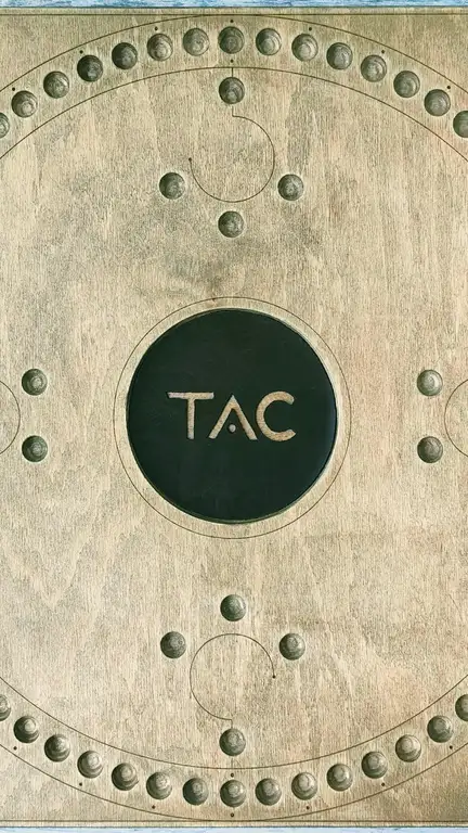 TAC-ის დაფა ზემოდან პარტიის დასაწყისში